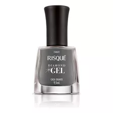 Esmalte Risque Diamond Gel Cinza Granito