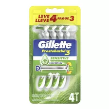 Aparelho De Barbear Gillette Prestobarba 3 Sensecare L4p3