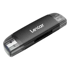 Leitor Cartão Lexar 2em 1 Sd/tf Com Conector Usb-c / Usb-a