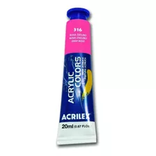 Tinta Acrylic Colors Acrilex 20ml - Tinta Acrílica Para Tela