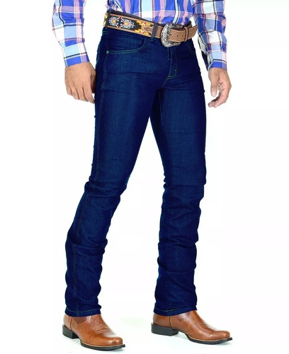 Kit 3 Calça Jeans Masculina Lycra Country 