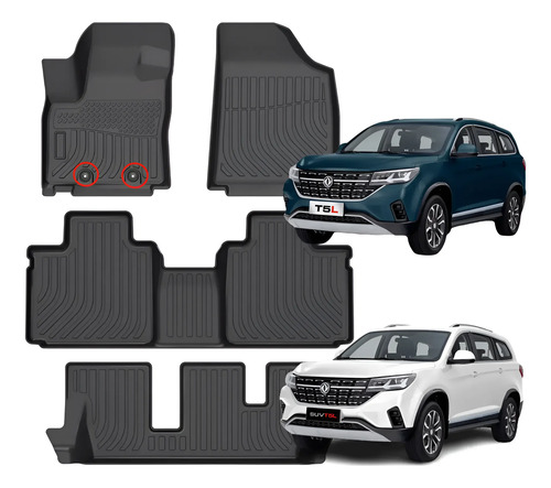 Cubre Pisos Calce Perfecto Dongfeng T5l - 4 Piezas