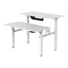 Escritorio Ergonomico Acteck Doble Ajuste Ergodesk V2 Ed727 Color Blanco