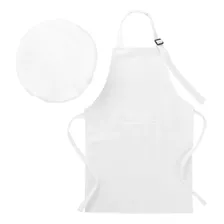 Delantal Y Gorro Antifluido Adultos Chef Cocina Meseros