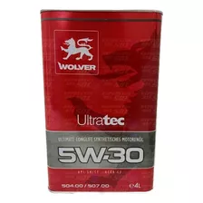 Aceite Motor 5w30 Wolver Sintetico Ultratec C3 4lt