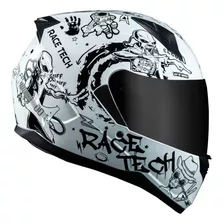 Capacete Moto Racetech Sector Sky Music 