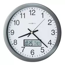 Reloj De Pared Howard Miller Dubois - Gris Metálico Moderno,