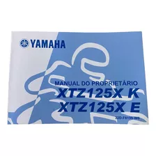 Manual Do Proprietário Yamaha Xtz 125 2008 Original