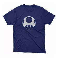 Camiseta Retrô Cogumelo Vida Mario Camisa Premium De Algodão