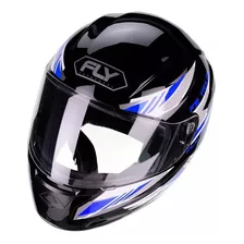 Capacete F-9 Fly Trace Azul/preto Street Novo