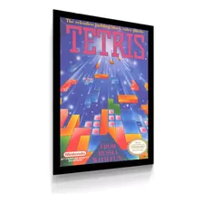 Quadro Decorativo Tetris Atari Nintendo Grande 30x42 A3 Nes