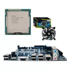 Kit Placa Mãe 1155 Processador I3 3220 E Cooler 