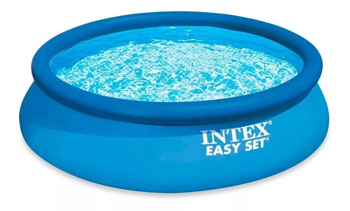 Pileta Inflable Redonda Intex Easy Set 28120 De 305cm X 76cm 3853l Azul Caja
