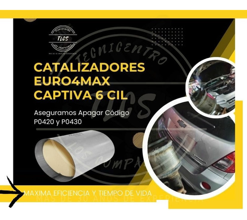 Catalizador Banco 1 Y 2 Chevrolet Captiva 2011-2015 V6 3.0l Foto 3