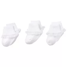 Jefferies Socks Baby Girls Pack De 3 Pares Calcetines De Enc