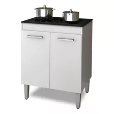 Balcão De Cozinha Para Cooktop 4 Bocas Branco Nauru