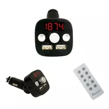 Transmisor Fm Bluetooth Mp3 Llamadas Cargador Aux Para Auto