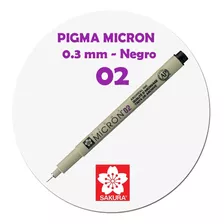 Microfibra Sakura Pigma Micron Tinta Pigmentada Negra