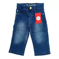 Calça Flare Jeans Infantil Menina Bebê Tamanho 1 2 3 Anos