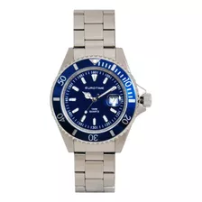 Reloj Eurotime Submariner Hombre Calendario Vidro Lupa Sumer