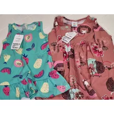 Kit 2 Vestidos Menina Tamanho 01 Malwee