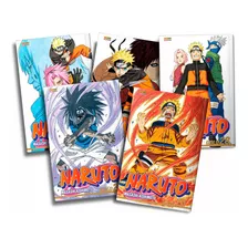 Naruto Gold, De Kishimoto, Masashi. Série Naruto, Vol. Box. Editora Panini Brasil, Capa Mole Em Português, 2017