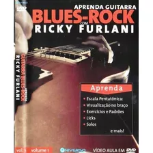 Dvd Aprenda Guitarra Blues-rock Com Ricky Furlani