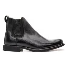  Bota Chelsea Anatômica Botina Couro Masculina + Carteira