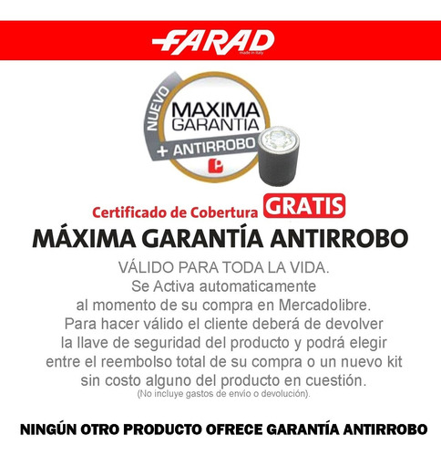 Sparelock Seguridad Frontier Xe Ft116  - Full! Foto 10