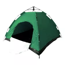 Barraca Camping 2 Pessoas Monta Sozinha Automática Dobrável Cor Verde