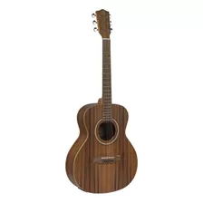 Guitarra Electroacústica Vision Koa 38 Zurda Con Funda Acolchada