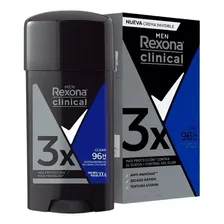 Antitranspirante En Crema Rexona Rexona Men Clinical 3 Veces Mas Proteccion Tamaño Xl Classic 58 g