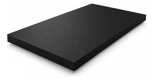 Tampo Escrivaninha 50x30 Mdf Preto Borda Grossa 30mm 30x50