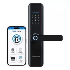 Cerradura Electronica Inteligente Chapa Digital Con Huella Códigos App Móvil Para Puera Exterior Tock Lock