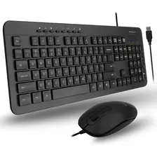 Combo Teclado Y Mouse Con Cable Usb Macally Para Pc