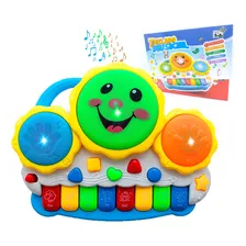 Teclado Piano Musical Bebê Brinquedo Infantil Divertido Drum