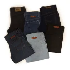 Jeans Clásicos Rectos, Celeste, Azul, Negro, Gris Osc. 