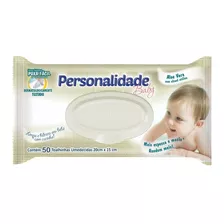 Kit C/4 Lenços Umedecidos Personalidade 50 Toalhinhas