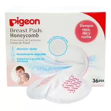  Absorbentes De Leche Pigeon Honeycomb 36 Unidades