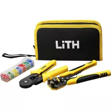 Kit Com 2 Alicates Crimpadores 260 Peças Lith Lt2022