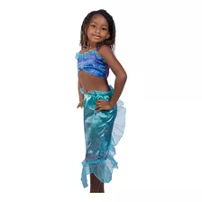 Fantasia Ariel Pequena Sereia Infantil Filme Original Disney