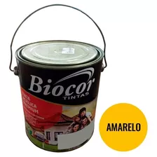 Tinta Acrílica Premium Parede Piso Amarelo Lata 3,6l Biocor