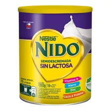 Leche En Polvo Nido® Semidescremada Sin Lactosa Tarro 1350g