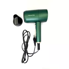 Secador De Cabelo Profissional 1500w 3 Temperaturas Tomate Cor Verde 110v