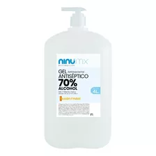 Gel Antibacterial Gel Antiséptico Ninu 4 L Con Dosificador Fragancia Neutra