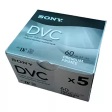 Caja De Cinta De Grabación Mini Dv Sony 63min / 5 Unidades