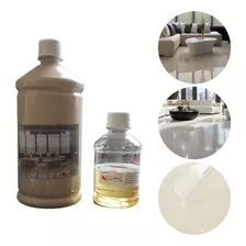 Kit Porcelanato Liquido Bege Piso Autonivelante 1kg