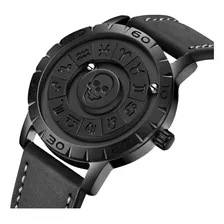 Reloj De Bola Magnético De Cuero Impermeable Foxbox