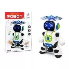 Robô Brinquedo Dançarino Luzes Som Dança