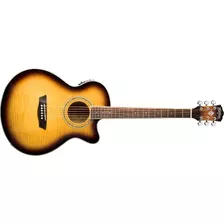Guitarra Washburn Electroacústica Ea-15 Natural / Sunb Envio